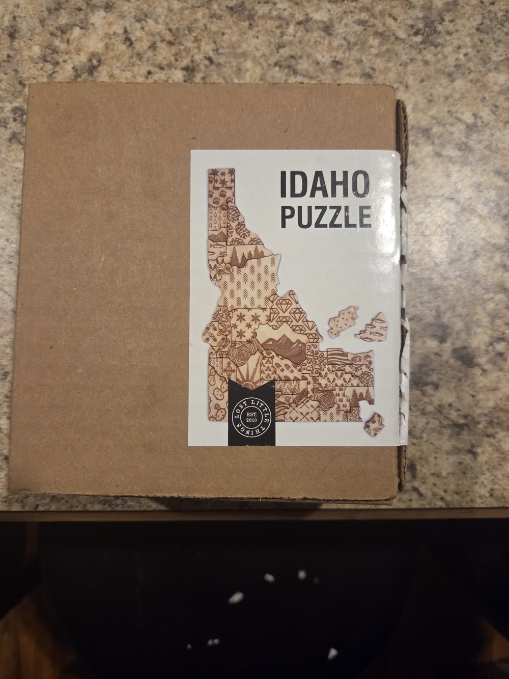 Idaho Counties Wooden Puzzle From Lost Little Things Company